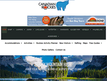 Tablet Screenshot of canadianrockies.net